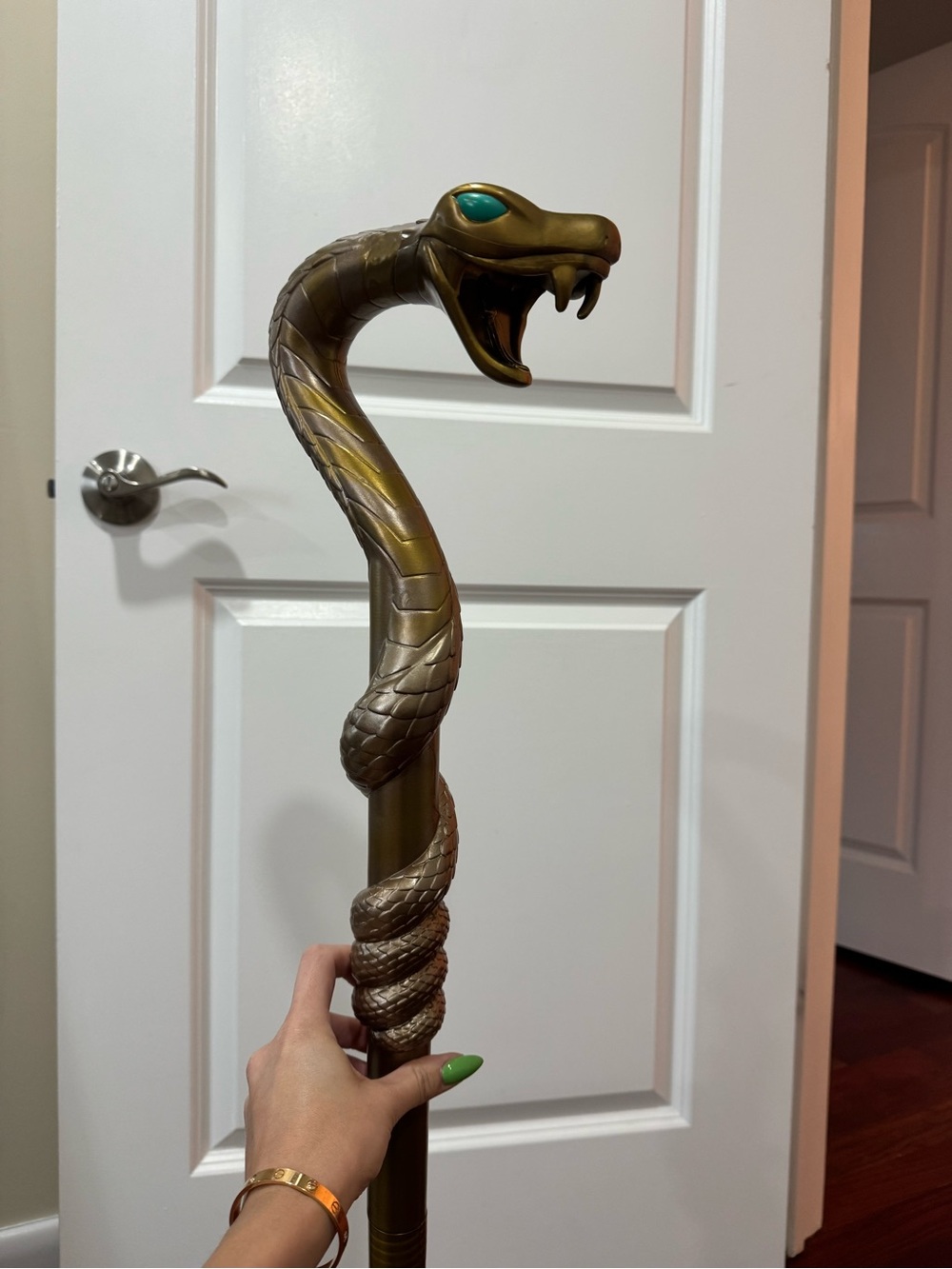 🎃Halloween Walking Cane, Egyptian Cleopatra Snake Staff